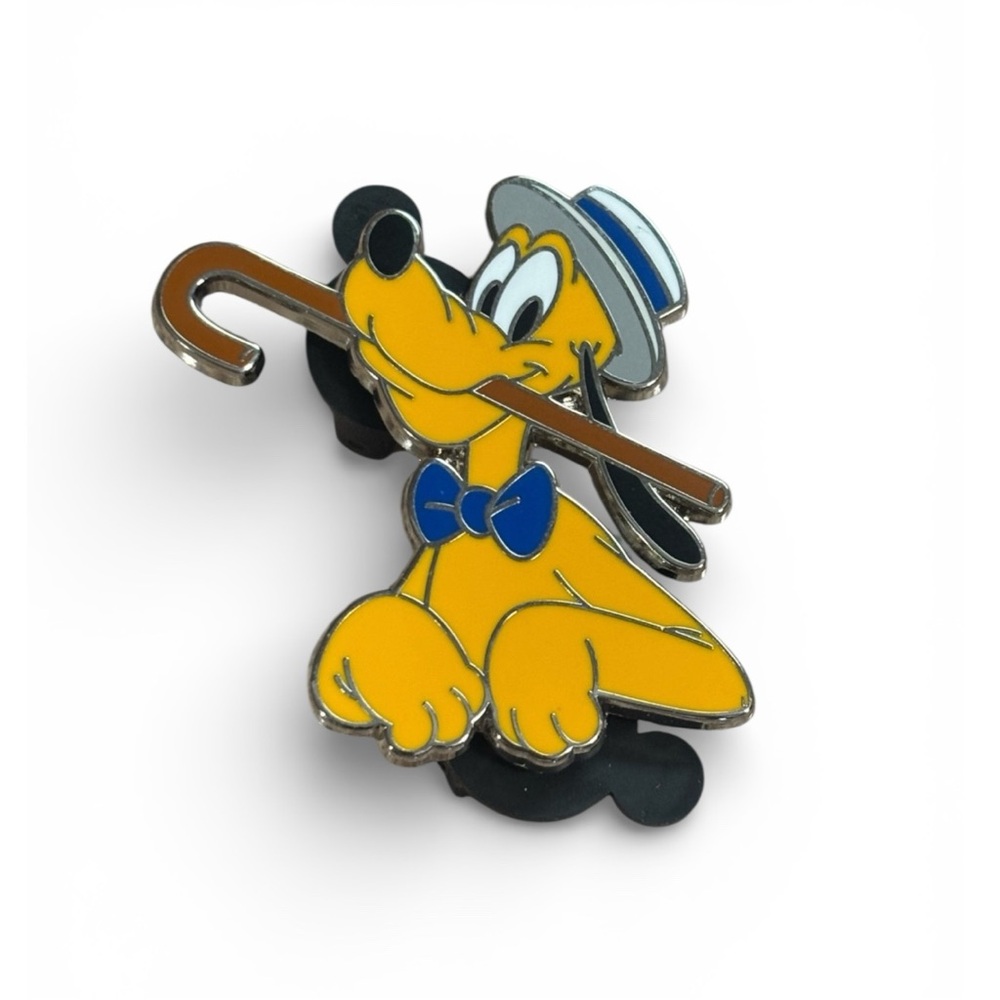 Disney Parks Pluto Dapper Dans Booster Pin Trading Disney Pin Collector